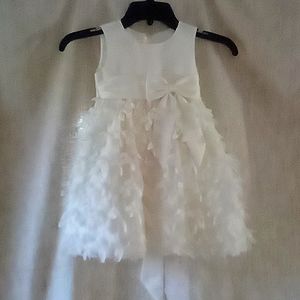Princess Faith Cream Girls Party Dress